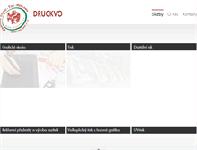 Tablet Screenshot of druckvo.cz